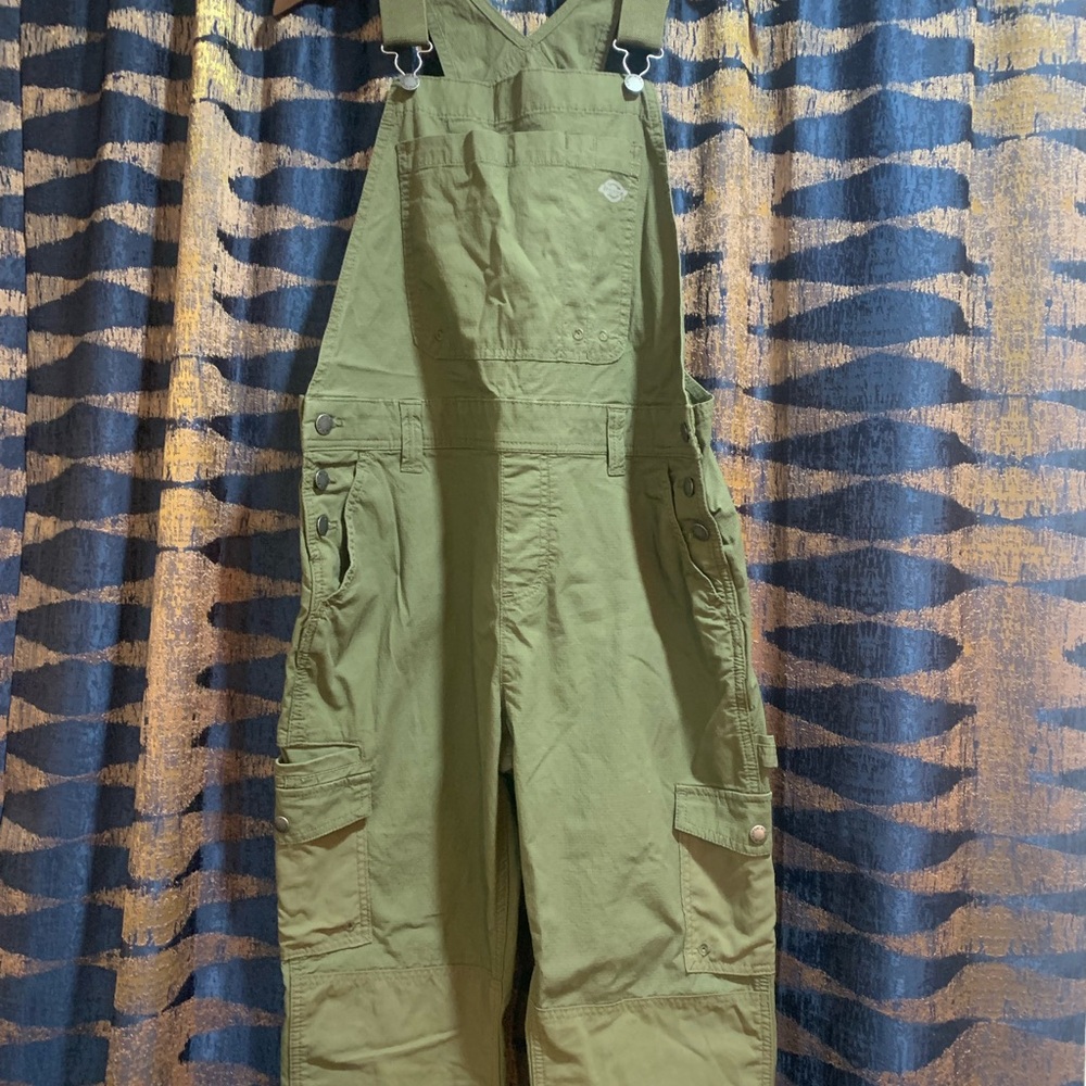 Dickies Olive Green Temp-iQ Overalls